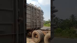 #amezing vehicle loading system #Heavy weight carrying vehicle #Big box#Wonderful view on truck