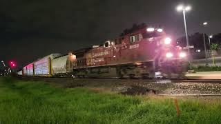 KCS 4002 DPU! CP 230 - 8153E at Streetsville - June 11, 2024