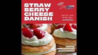 RESEP STRAWBERRY CHEESE DANISH VIRALLLL