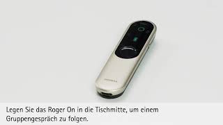 Anleitungsvideo - So verwenden Sie Roger On™