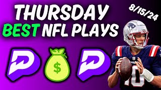 PrizePicks NFL Preseason FREE PICKS | Best Props | LOCK IN🔥🔥🔥 - 8/15/24