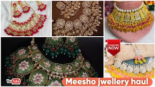 Meesho *Trendy* Jewellery haul || Starting from 168/-😱|| Wedding Jwellery haul || Must have products