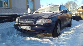 Холодный старт VOLVO S40 1.9 TDI в мороз  -19°C