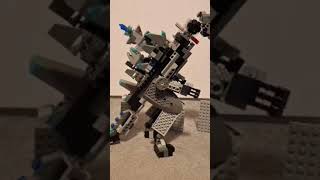 godzilla vs orange mech trailer #godzilla #lego #shorts #stopmotion