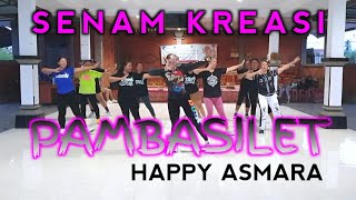 Senam kreasi pambasilet happy asmara goyangannya bikin happy @LiaMarliaChannel