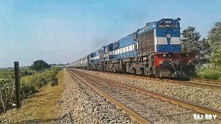 SUPERB ACCELERATION BY WDM3D (s) | 15904 DIBRUGARH EXPRESS WITH HONKING TWIN ALCO WDM3D (s) OF NGC |