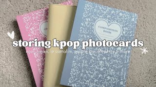 storing kpop photocards *girl group edition*