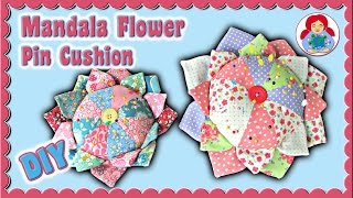 DIY | Mandala Flower Pin Cushion FREE PATTERN DOWNLOAD | Sami Doll Tutorials