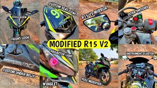 Yamaha R15 version 2 modification |@AMARKVLOGS