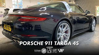 PORSCHE 911 TARGA 4S PAINT CORRECTION WITH KAMIKAZE COLLECTION ISM OFFSET DETAILING ESSEX