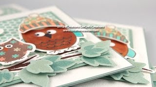 i make cards: glitter Xmas Owls