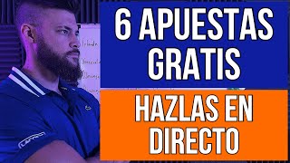 💰 6 APUESTAS DEPORTIVAS GRATIS EN DIRECTO PARA ESTE FIN DE SEMANA