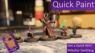 Get a quick win! Painting Mybillor Darkfang