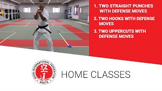 Kudo Home Class 12 - Punches with defense moves