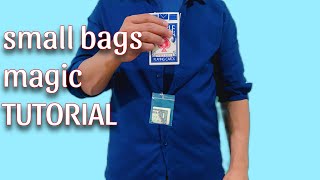 Small Bags Magic trick revealed