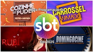 Nova Programação Do SBT Em 2025 (SIMULAÇÃO)