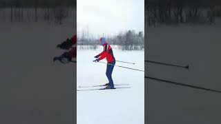 Double poling на озере