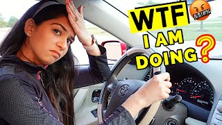 OMG!! I AM A TERRIBLE DRIVER 🤦‍♀️ || DRIVING FOR THE FIRST TIME VLOG 🚘