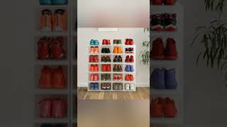 Best Shoes Organizer of 2023 for your home ! New home decor idea ! boot stack #diy #ytshorts #new