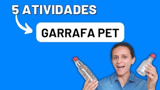 COMO ESTIMULAR OS SENTIDOS DA CRIANÇA PEQUENA COM GARRAFA PET