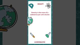 Ch16 Density #chemistry #science  #density #shorts #ytshorts