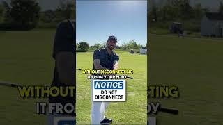 Easy way to improve your golf backswing. For legal purposes, please do not stab yourself.