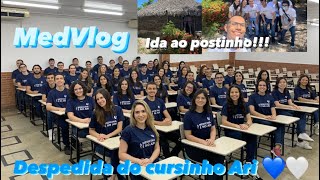 MedVlog #4 - PRIMEIRA VISITA AO POSTINHO DE SAÚDE + DESPEDIDA DO CURSINHO #medicina #medvlog #unifor