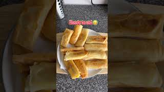 Plantain Turon / British boy 1st time eating turon #short