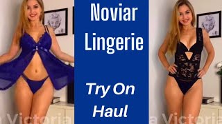 Noviar Lingerie Try On Haul