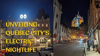 Unveiling Quebec City's Electric Nightlife #quebeccity