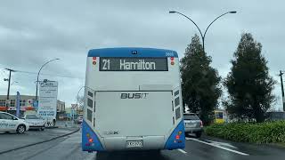 Vlog # 173 Part 2….Driving under the rain in CBD Hamilton NZ