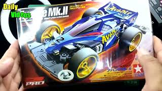 Mini 4WD | Tamiya | ASMR Unboxing Dan Rakit Avante Mk.II