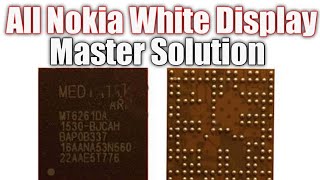 All Nokia White Display| Line Missing From CPU| Best Solution