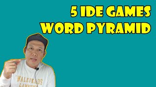 5 IDE GAMES WORD PYRAMID - PERMAINAN PIRAMIDA KATA - ICEBREAKING BRAINSTORMING OUTBOND