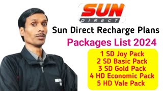 Sun Direct Recharge Plan | Sun Direct Recharge | Sun Direct