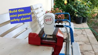 Hacking a mini door/window alarm for portable use