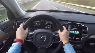 2019 VOLVO XC90 T5 top speed onboard POV HD