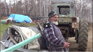 Вот что может поняга... и дядя Толя. Одна лодка из двух лодок, 9 метров