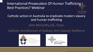 John McCarthy: The Catholic Archdiocese of Sydney Anti-Slavery Taskforce Executive Team's Project