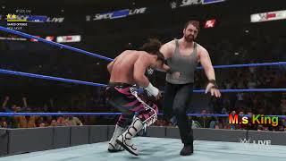 WWE 2k19 Dean Ambrose vs Dolph Ziggler Match on Smackdown Live in Hindi Commentary