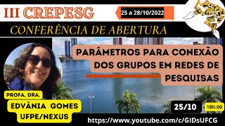 Parâmetros para conexão dos grupos em redes de pesquisas