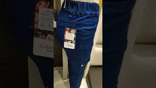 Girls jeans pants satisfied cargo pocket stylish design wholesale shop tripleone fashion gandhinagar