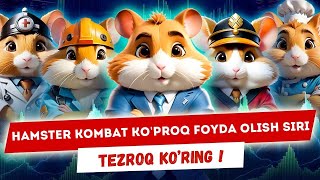 Hamster Kombat Ko’proq Foyda Olish Siri!