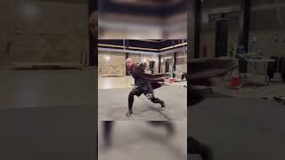 Channing Tatum training for Gambit! Behind the scenes