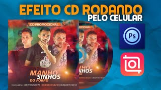 EFEITO CD RODANDO, COMO FAZER