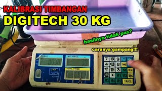 Kalibrasi Timbangan Jadever JPA 30 kg  / Calibration Weigh Scale Jadever JPA 30 kg