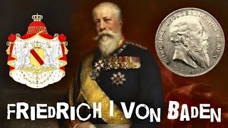 Friedrich I von Baden. 5 mark, 1902 German Empire. Baden