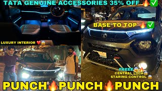 ✅2024 TATA PUNCH✅ || TATA PUNCH BASE TO TOP MODIFICATION 🔥|| PUNCH KO KARA KUCH ALAG HI MODIFIED 🔥