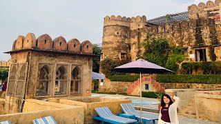 Our Stay at the Heritage Splendour ‘Hindola Mahal’ at the Neemrana Hill Fort Kesroli! #staycation