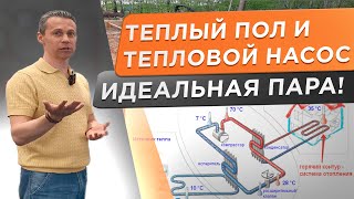 🌕 ВОДЯНОЙ ТЕПЛЫЙ ПОЛ и ТЕПЛОВОЙ НАСОС! Идеальное сочетание для низкотемпературной системы.